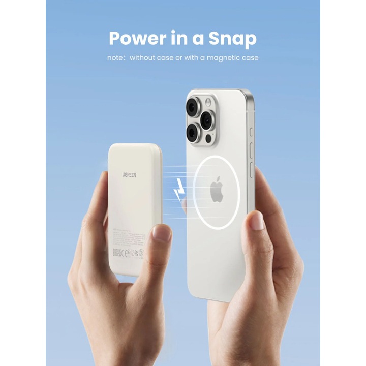 Actual product image Ugreen Magnetic Power Bank (5000 mAh, 15 W, 18.50 Wh)