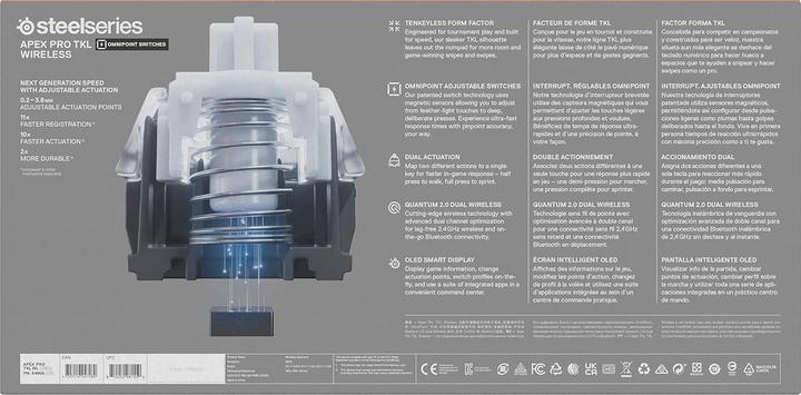 Actual product image SteelSeries Apex Pro (US, Cable, Wireless)