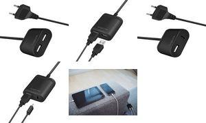 Productafbeelding LogiLink USB-adapterstekker met vaste kabel (12 W)