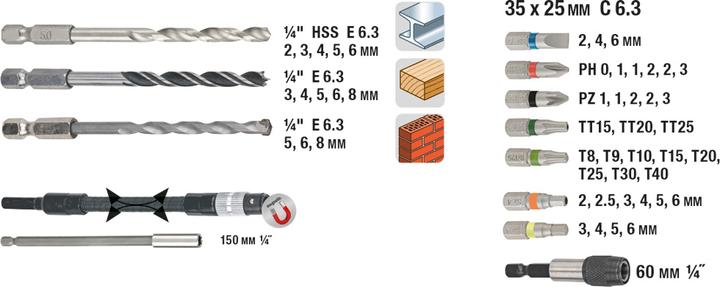 Produktbild kwb Power Box (Sechskant (hexagonal))