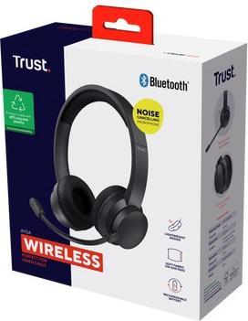 Actual product image Trust AYDA USB-ENC PC Headset (Cable, Wireless, USB-C)