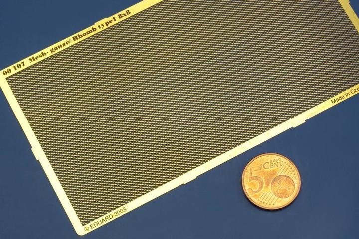 Actual product image Eduard Grid/Mesh, Gauze/Rhomb type 1 8x8