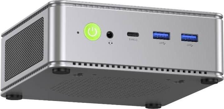 Actual product image GMKtec MINI PC K8 AMD Ryzen 7 8845HS RAM + SSD Silver (AMD Ryzen 7 8845HS, 32 GB, 1000 GB)