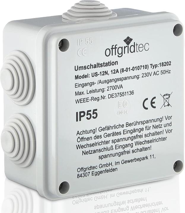 Immagine prodotto Offgridtec Stazione di commutazione per circuito prioritario di rete