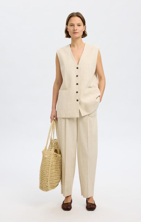 Immagine prodotto Selected High Waist Barrel Fit Hosen (34)