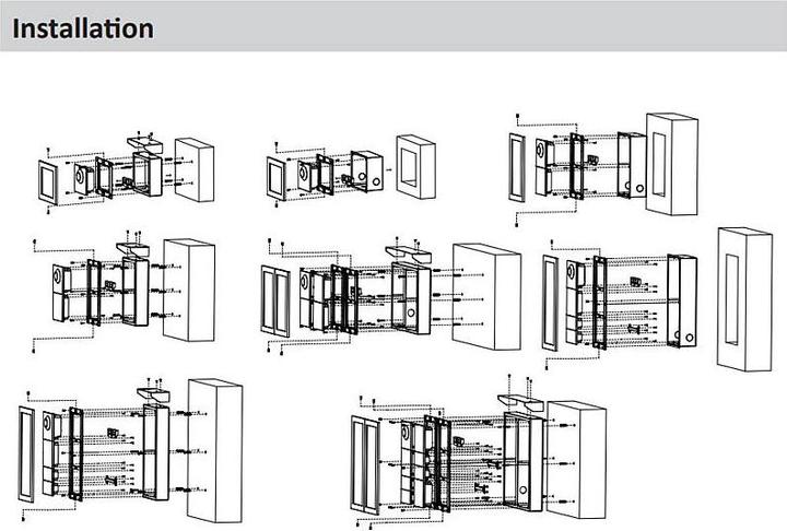 Image du produit Dahua Moduł kamery VTO4202FB-P-S3 (Câblé, Ethernet)