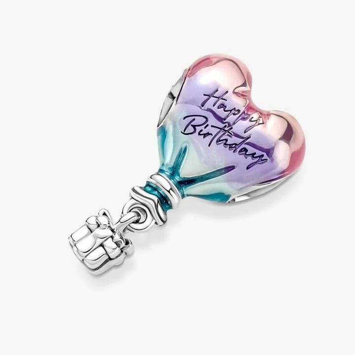 Produktbild Pandora Charm Happy Birthday Heissluftballon (Emaille, Silber 925)