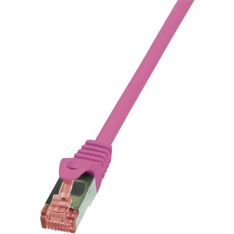 LogiLink Netzwerkkabel (S/FTP, CAT6, 0.50 m), Netzwerkkabel