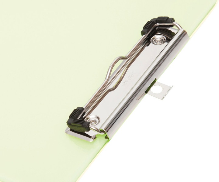 Produktbild Maul Klemmbrett neon, DIN A4, transparent-gelb aus Kunststoff, flache, vernickelte Bügelklemme (22.6 x 31.8 cm)