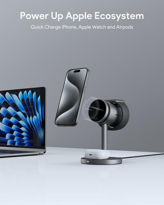 Image du produit Aukey MagFusion 3-en-1 Pro (15 W)