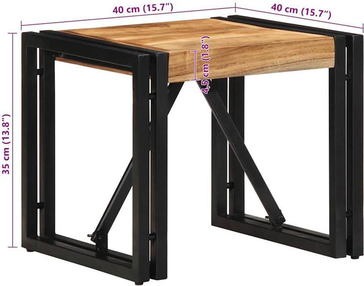 Image du produit vidaXL Couchtisch (40 x 40 x 35 cm)