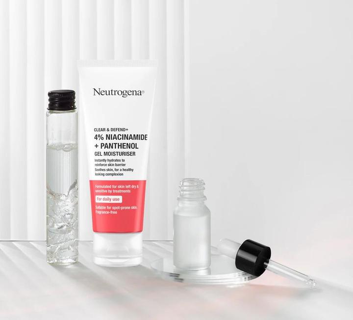 Actual product image Neutrogena Clear & Defend+ Gel Moisturiser (50 ml, Face gel)