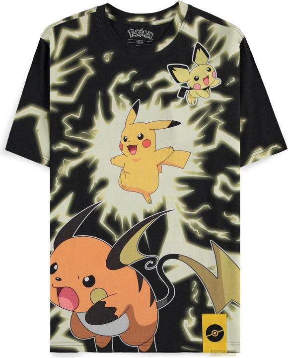 Produktbild Difuzed Pokémon - Pikachu Lightning Digital AOP Short Sleeved T-shirt - L (L)