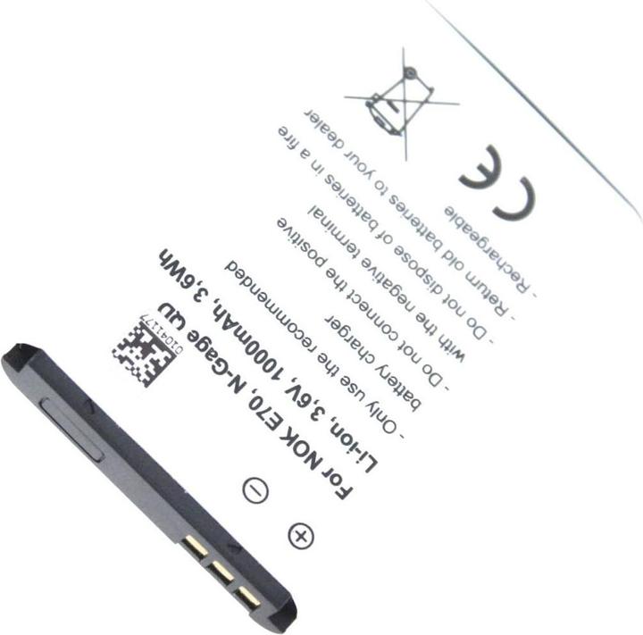 Produktbild AGI 2989 - Akku - Schwarz - Lithium-Ion (Li-Ion) - 900 mAh - 3,7 V - 53 mm