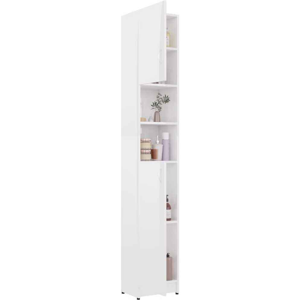 Thumbnail - VidaXL, Badezimmerschrank, Tashia (32 x 25.5 x 190 cm)