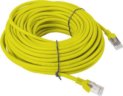 Actual product image Lanberg Patchcord, Cat6, unshielded, 20 m, yellow (PCU6-10CC-2000-Y) (U/UTP, CAT6, 20 m)
