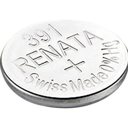 Renata Knopfzelle 391 1.55 V 1 St. 50 mAh Silberoxid (1 Stk., 50 mAh), Batterien + Akkus