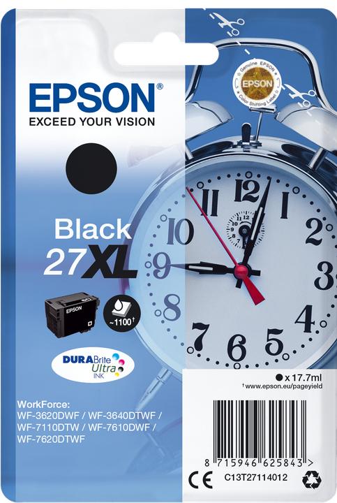 Produktbild Epson 27XL DuraBrite Ultra (BK)