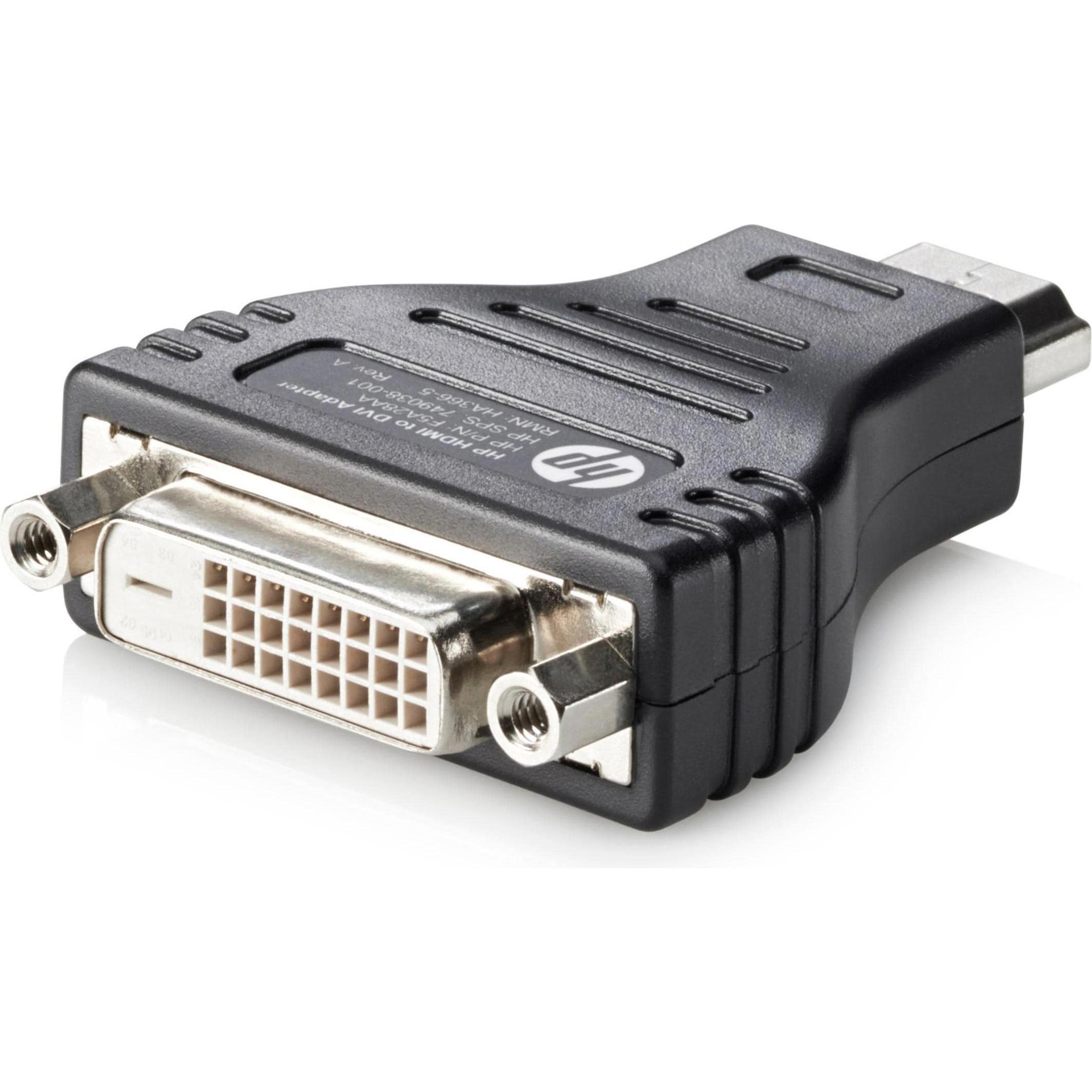 HP HDMI zu (DVI, 5.80 cm), Data + Video Adapter, Schwarz