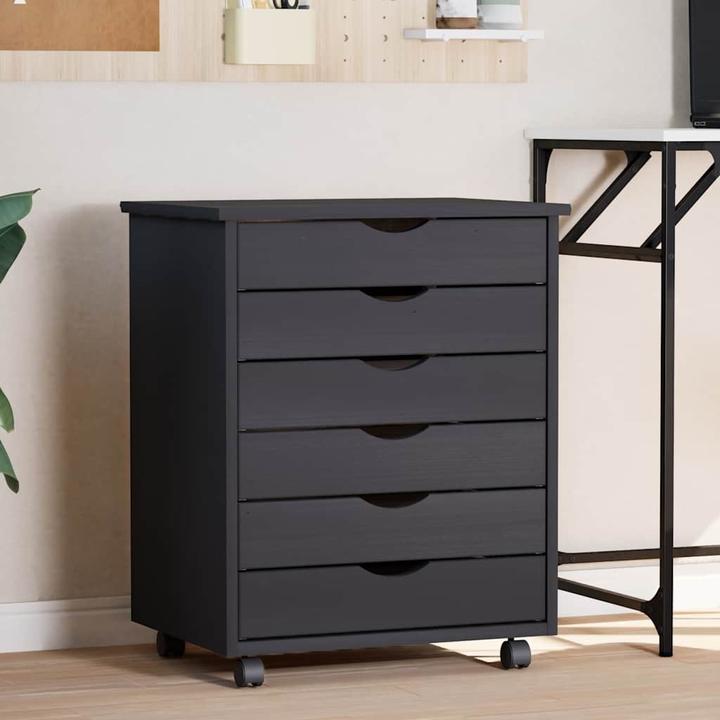 Produktbild vidaXL Rollschrank (53 x 39 x 65.50 cm)