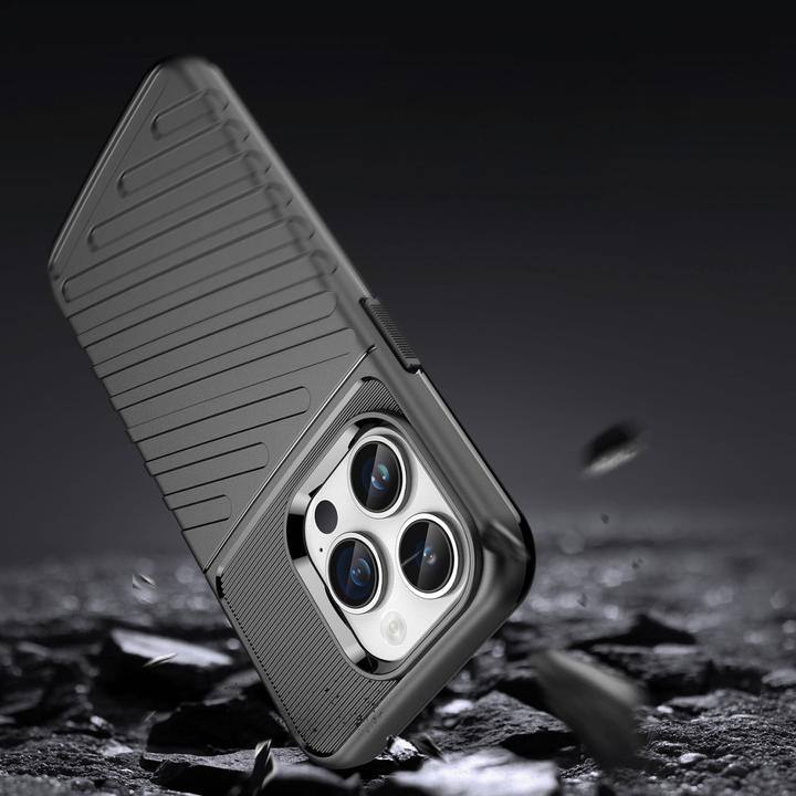 Immagine prodotto Cover-Discount iPhone 15 Pro Max - Custodia in gomma con texture nera (Apple iPhone 15 Pro Max)