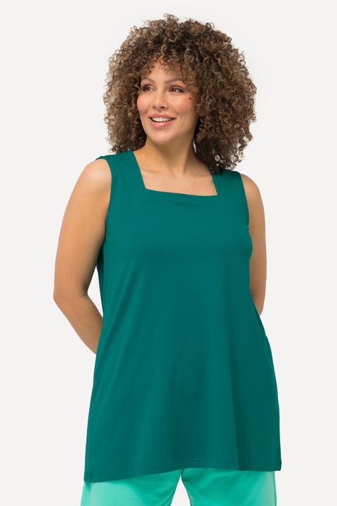 Produktbild Ulla Popken Longtop, Classic Fit, Carré-Ausschnitt, ärmellos (46, 48)