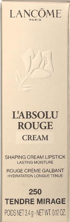 Actual product image Lancôme L'Absolu Rouge Cream 250-Tendre-Mirage (250-Tendre-Mirage)