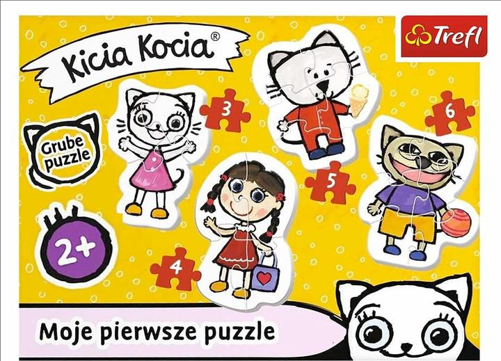 Actual product image Trefl Puzzle Baby Classic 3x4x5x6 Elements Kitty Cat (207 pieces)