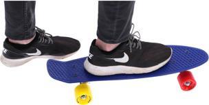 Produktbild Skateboard Blau 55 Cm ABEC 7