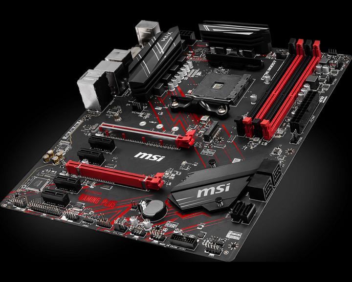 Actual product image MSI B450 Gaming Plus MAX (AM4, AMD B450, ATX)