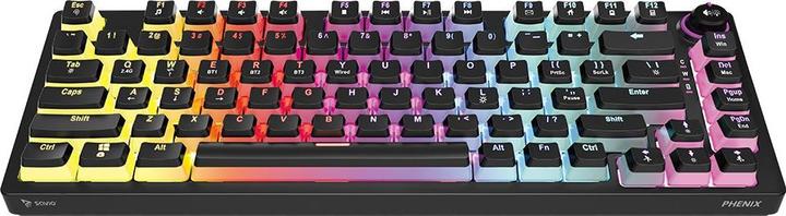 Actual product image Savio PHENIX Gateron Red Pro Pudding wireless mechanical keyboard (US, Cable, Wireless)