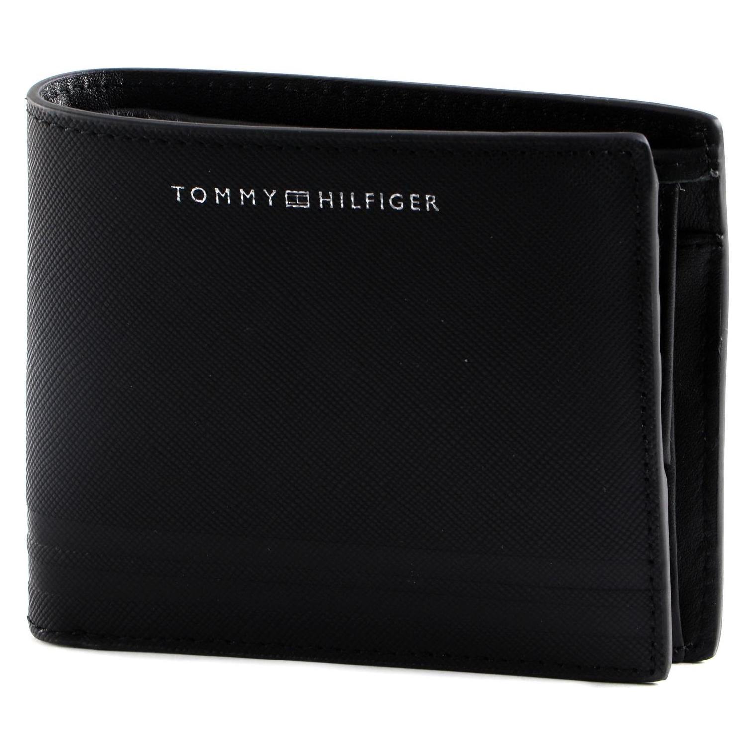 Tommy Hilfiger, Herren, Portemonnaie, Th Business Leather Cc And Coin Wallet, Schwarz
