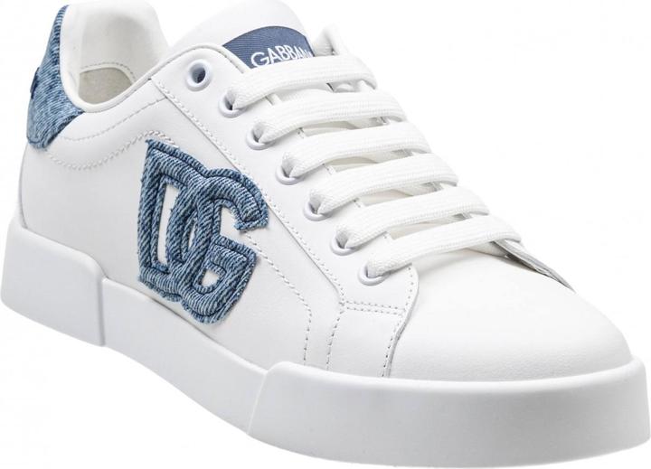 Produktbild Dolce & Gabbana portofino light in leather white and light blue (41)