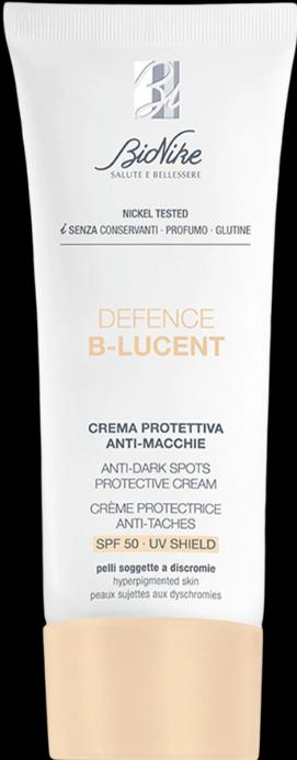 Immagine prodotto BioNike Defence B-Lucent Crema protettiva contro le macchie scure (Crema solare viso, SPF 50, 40 ml)