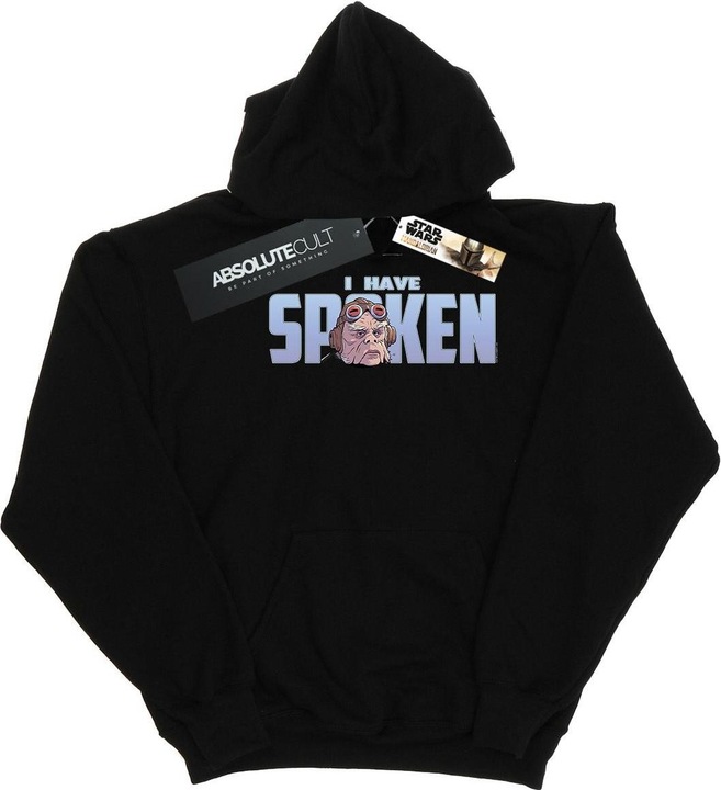 Actual product image Star Wars Mens The Mandalorian Kuiil I Have Spoken Hoodie (M)