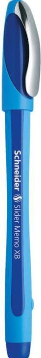 Actual product image Schneider Ballpoint pen Slider Memo Extra Wide (XB), Blue, 10 pieces (Black, Blue, 10 x)