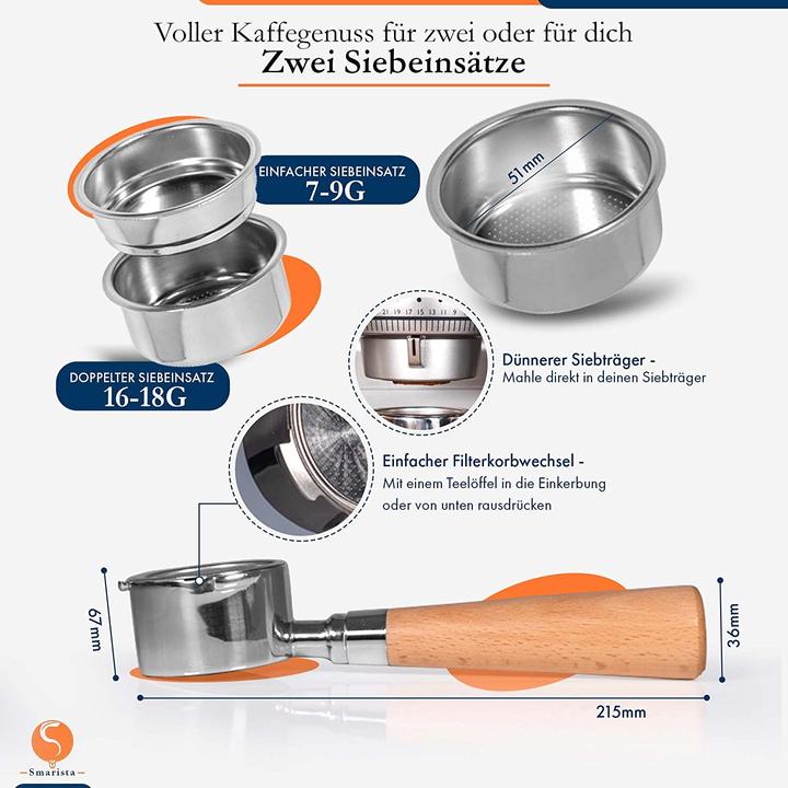Produktbild Smarista Bodenloser Siebträger