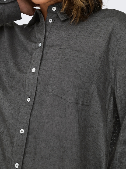Immagine prodotto Only Camicia monocolore in misto lino Camicia (XS)