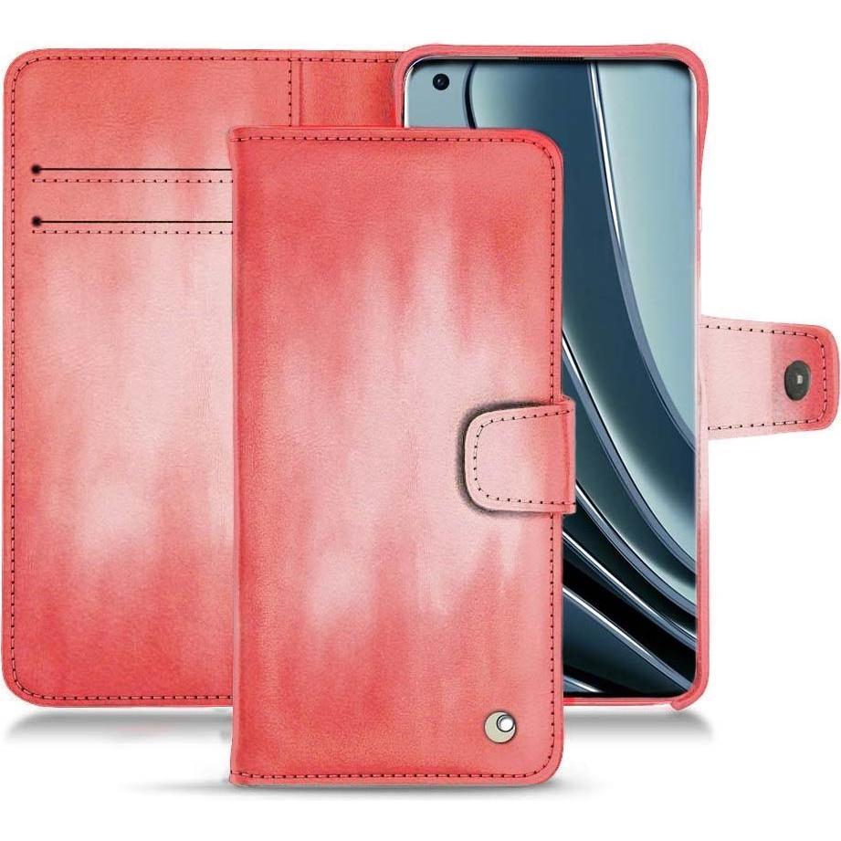 Thumbnail - Noreve Lederschutzhülle Wallet (OnePlus 10 Pro), Smartphone Hülle, Rosa