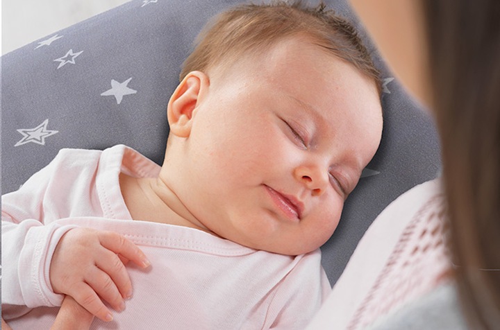 Actual product image Theraline Nursing pillow size 190 cm Orient blue (190 cm)