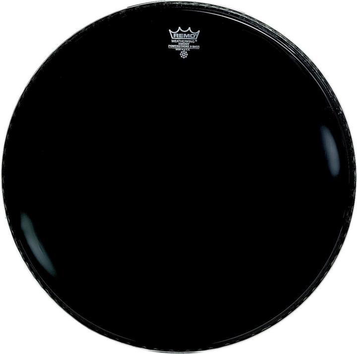 Actual product image Remo Powerstroke Ebony P3-1022-ES (Bass drum)