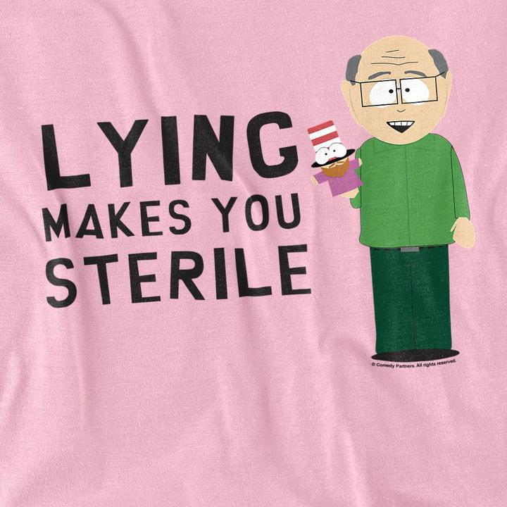 Actual product image Ubisoft Unisex Adult Lying Makes You Sterile T-Shirt (4XL)