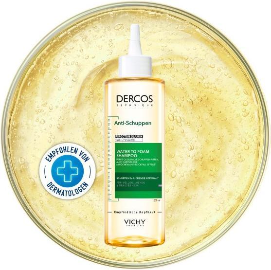 Actual product image Vichy Dercos Shampoo Schuppen Lock Foam (200 ml, Liquid shampoo)