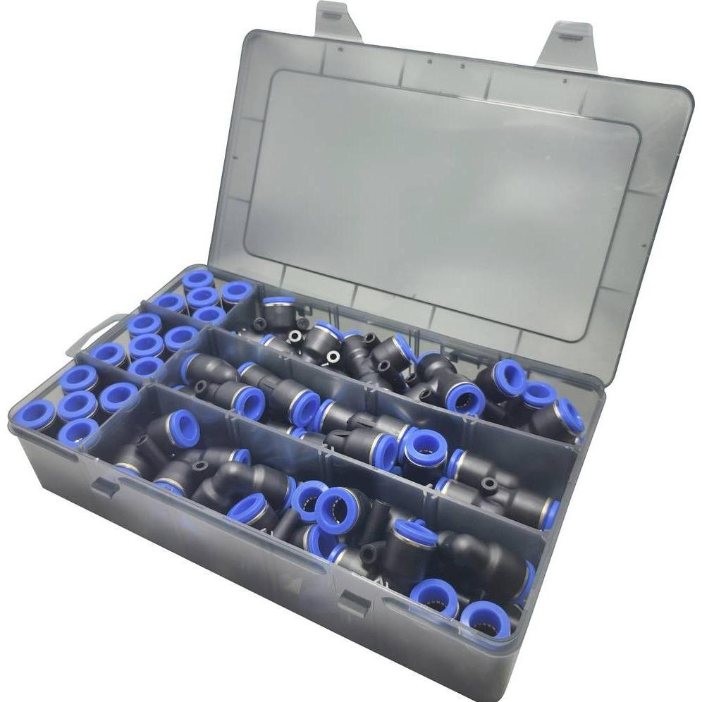 Tru Components, Tecnologia di connessione dei tubi, Pneumatik-Verbinder TC-14109148 TC-Fitting set - 10 mm 60 S