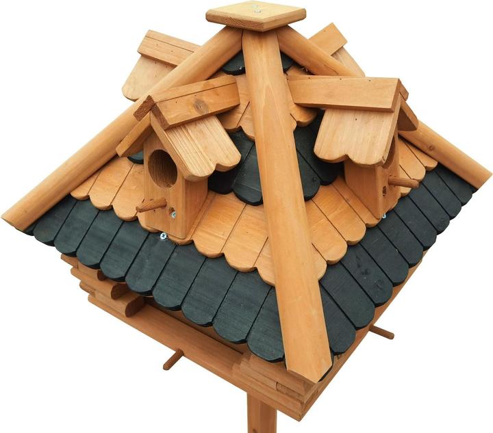 Produktbild Toboli Vogelfutterhaus 115cm mit Ständer Vogelhaus Vogelhäuschen Futterhaus