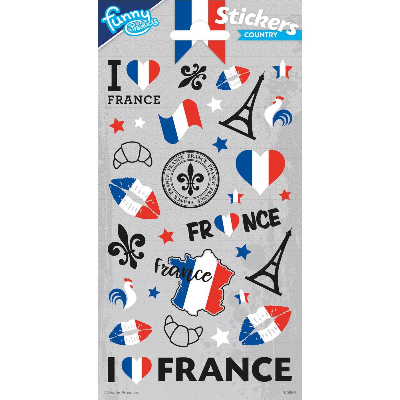 Totum, Sticker, Aufkleberbogen Frankreich