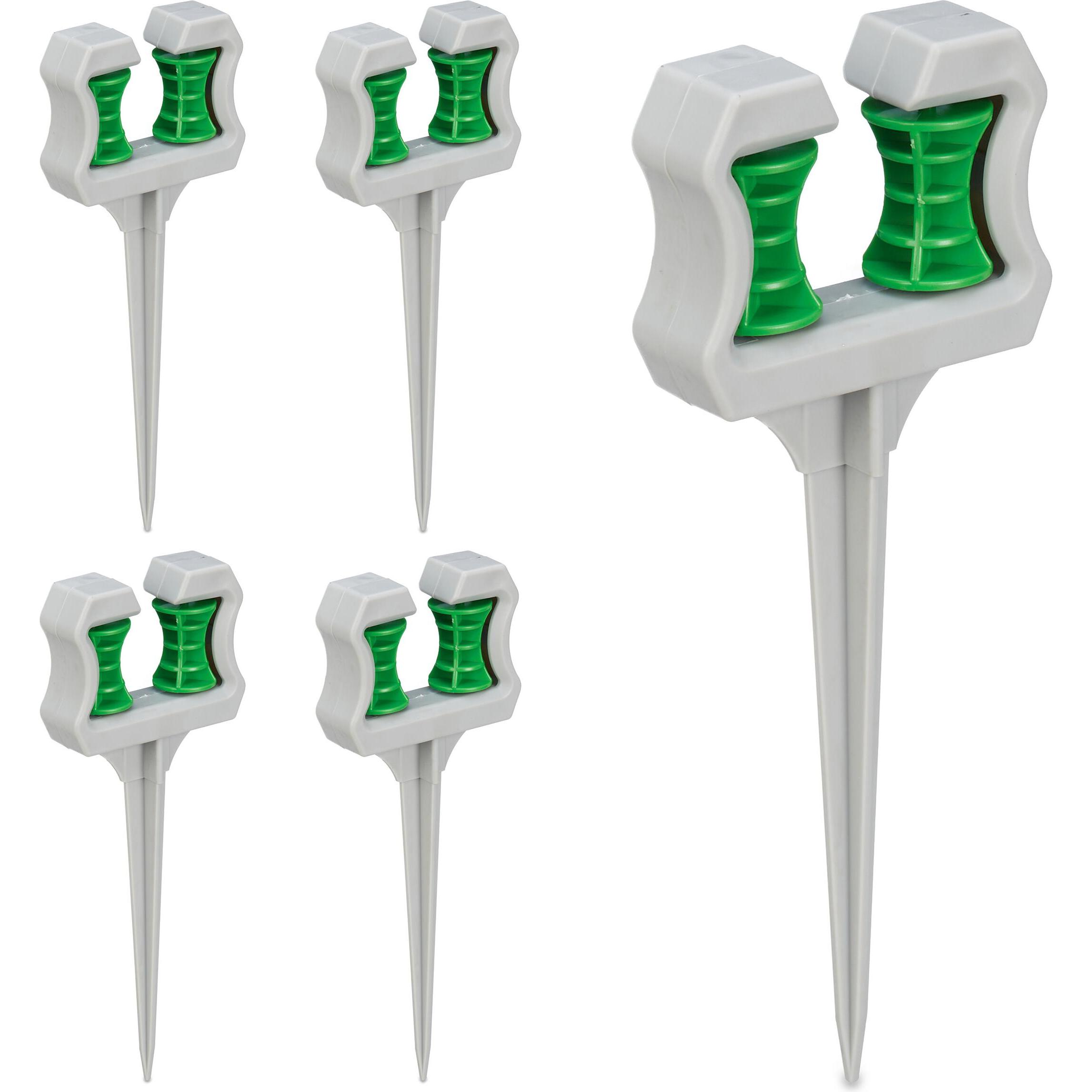 Relaxdays, Raccordo Per Tubo Flessibile, 5X Guida Per Tubi Flessibili