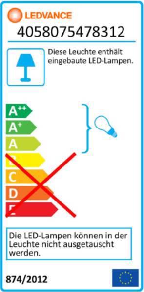 Energy Label Ledvance Endura Pro (1800 lm, IP44)