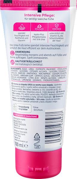 Actual product image dm Balea Foot cream with 10% urea (Foot cream & foot gel, 100 ml)