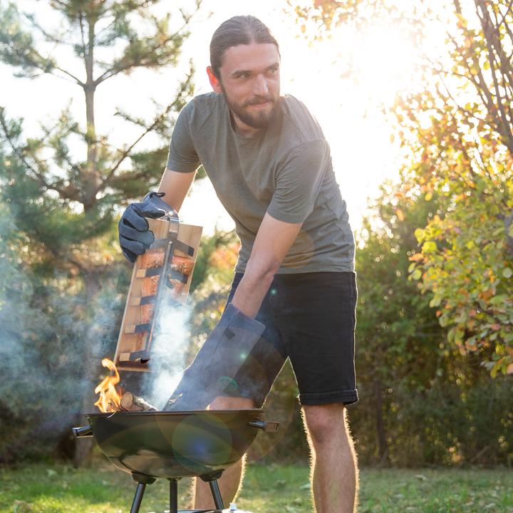 Actual product image Relaxdays Flame salmon board
